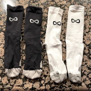 Nfinity cheer socks-youth girls. 2 pair